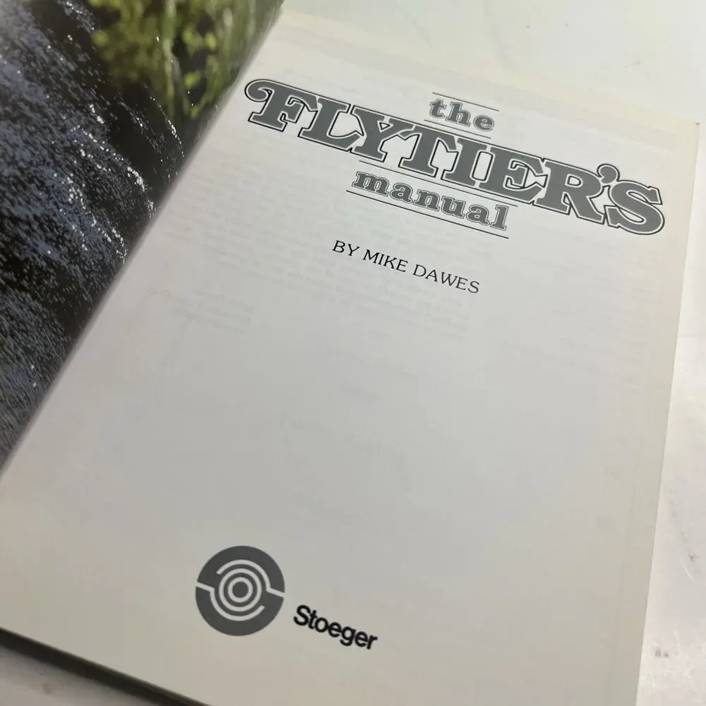 The Flytier's Manual Book by Mike Dawes 1985 Paperback Reference Fly Patterns